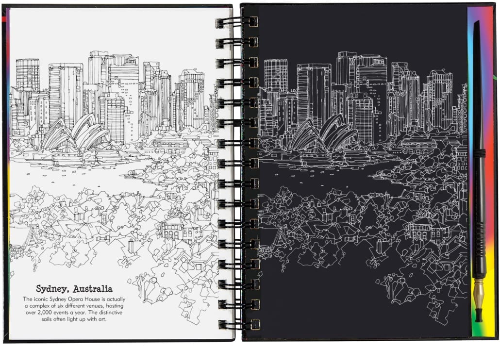 Scratch and Sketch Extreme Cities (Trace Along) [Book]