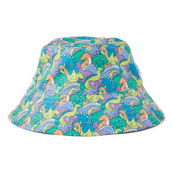 Kids Dinosaur Friends Pattern Bucket Hat | Life Is Good | Borrego ...