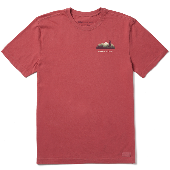 Men's Evergreen Silhouette Short Sleeve | Life Is Good | Borrego Outfitters