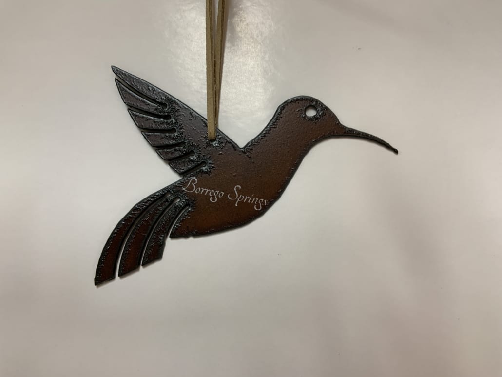Rustic Ironwerks Ornament Hummingbird 971 Borrego Outfitters