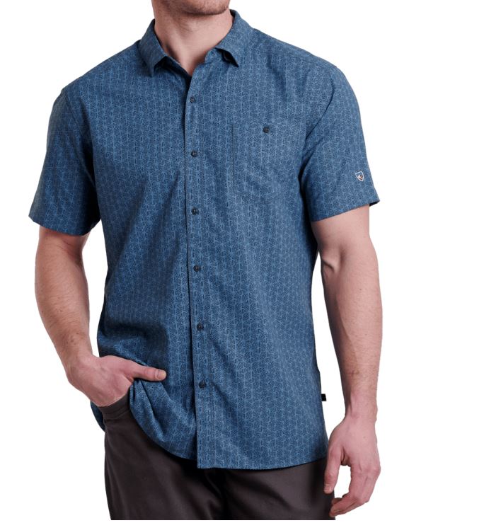 HABIT TS1092 Short Sleeve Men's River Guide Shirt, Lagoon, Medium :  : Clothing, Shoes & Accessories