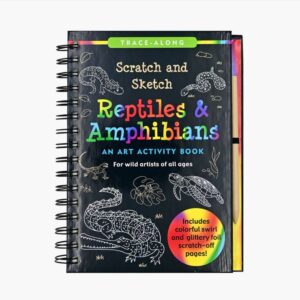 Scratch & Sketch Book-Reptiles & Amphibians, Peter Pauper Press