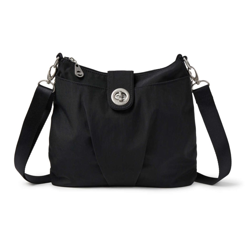 Baggallini Women's Essential Mini Crossbody Bag, Black: Handbags