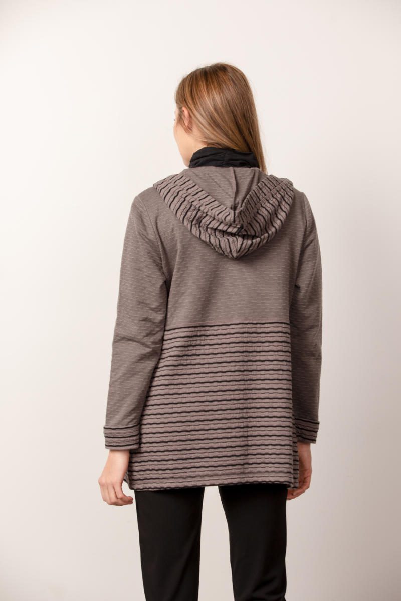 Double Face Andes Stripe Hoodie, Habitat