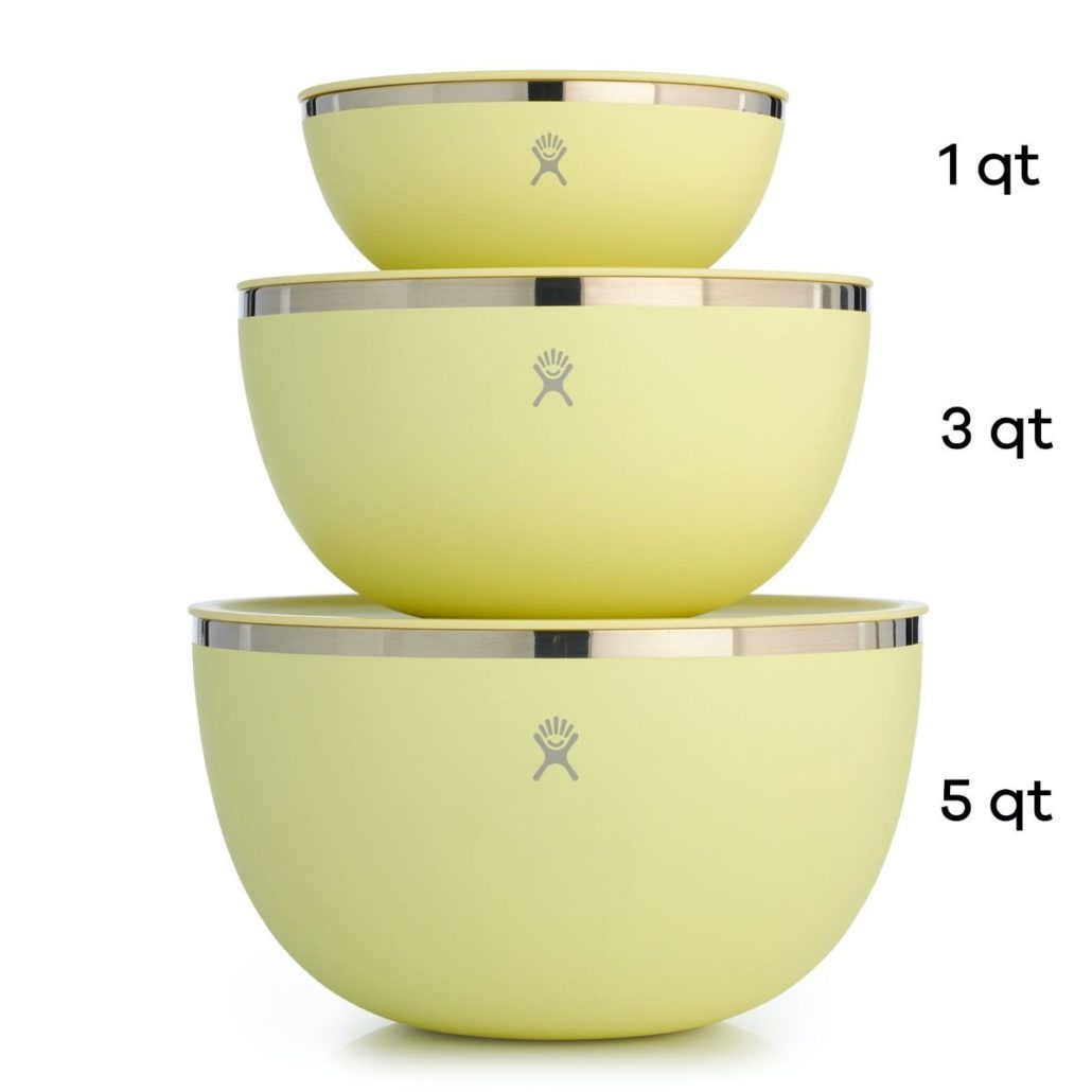 Double Wall Insulated Hot/Cold Serving Bowl with Lid 3 Qt