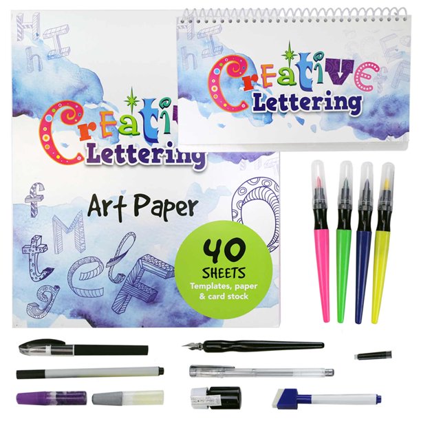 Spicebox CALLIGRAPHY FOR KIDS Kit - A Complete Lettering Kit for