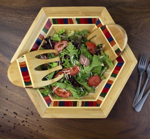 Totally Bamboo Baltique Marrakesh Salad Bowl With Hands 20 9571 Borrego Outfitters